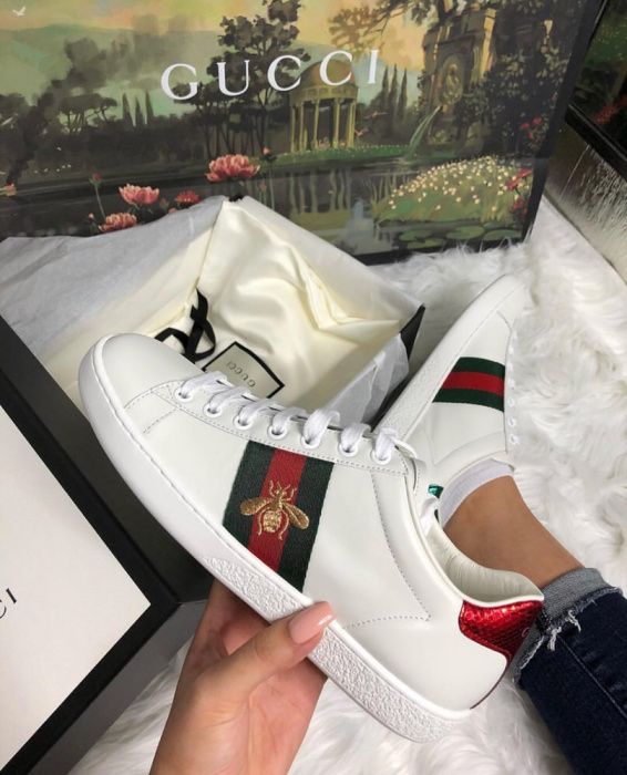 Adidasi Gucci unisex/piele naturală nu eco/certificat autenticitate