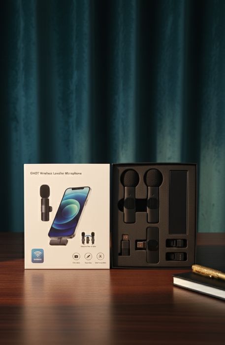 GHOT Wireless Lavalier Микрофон - Уловете перфектния звук!