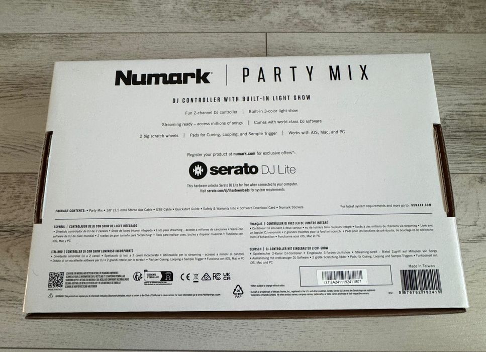 Numark party mix ll + cutie transport + software