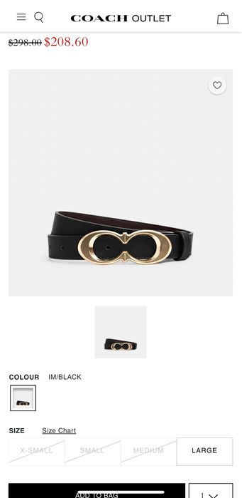 Coach оригинален колан