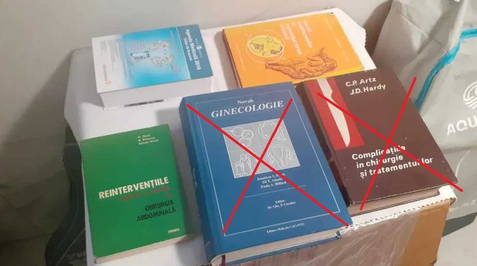 Carti medicina, chirurgie (mai multe titluri decat in poza)