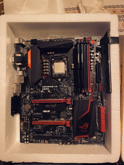 Kit Asus ROG Maximus VII Hero + 16gb HyperX 2400 mhz DDR3 + I5 4460
