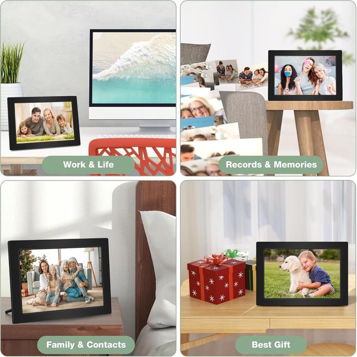 Ramă foto digitală Smart Home,cloud Veidoo 10 inch,negru,sigilat