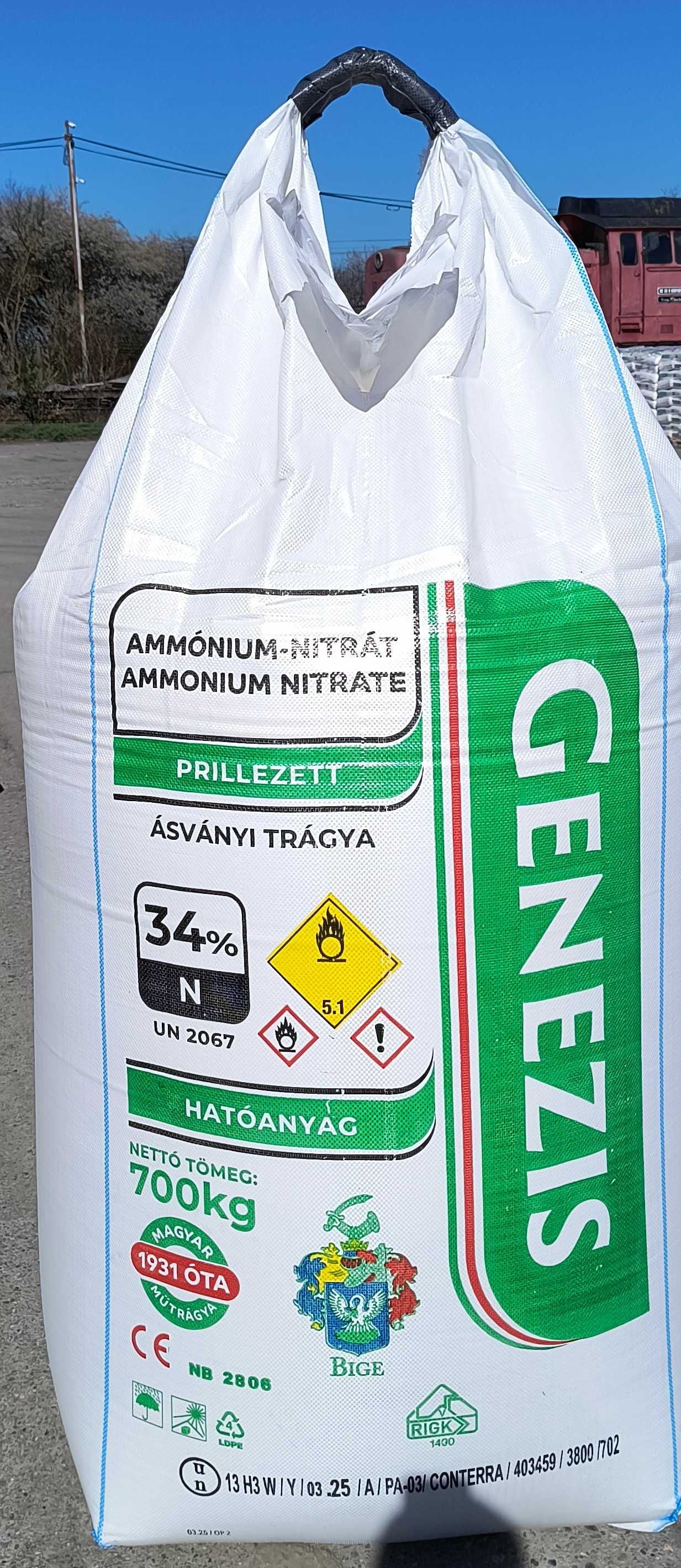 Azotat 34%N Genezis de 25kg la 75Lei