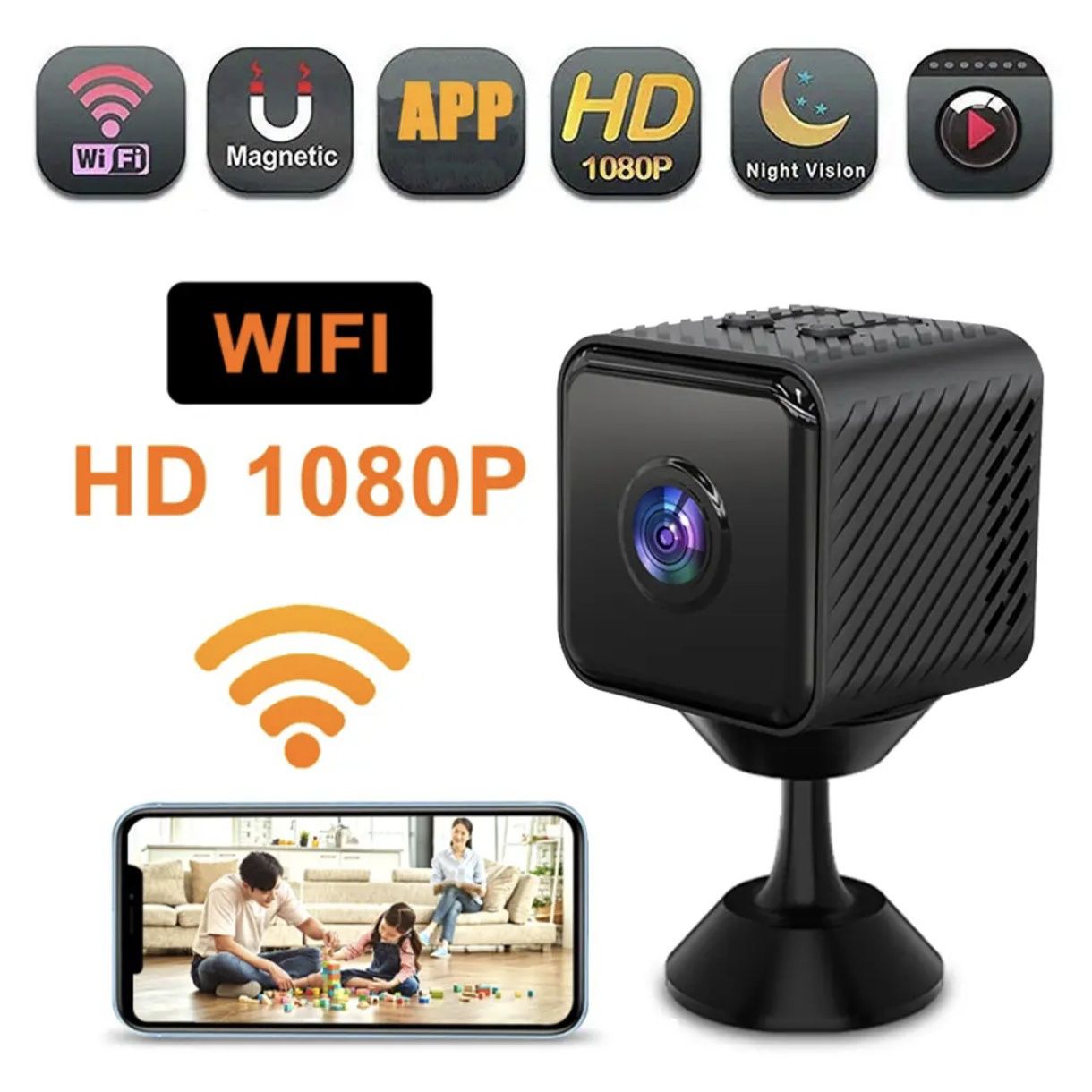 Мини камера Wi-Fi с ночным виденьем