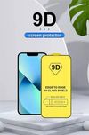 iPhone 16,15,14,13 всички модели 9D стъклен протектор от закалено стък