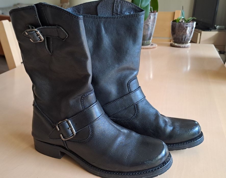 Кожени ботуши Liberty Black