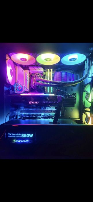 2K 100+fps Мощен геймърски компютър Нов* Гаранция