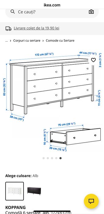Vand comoda tv Ikea
