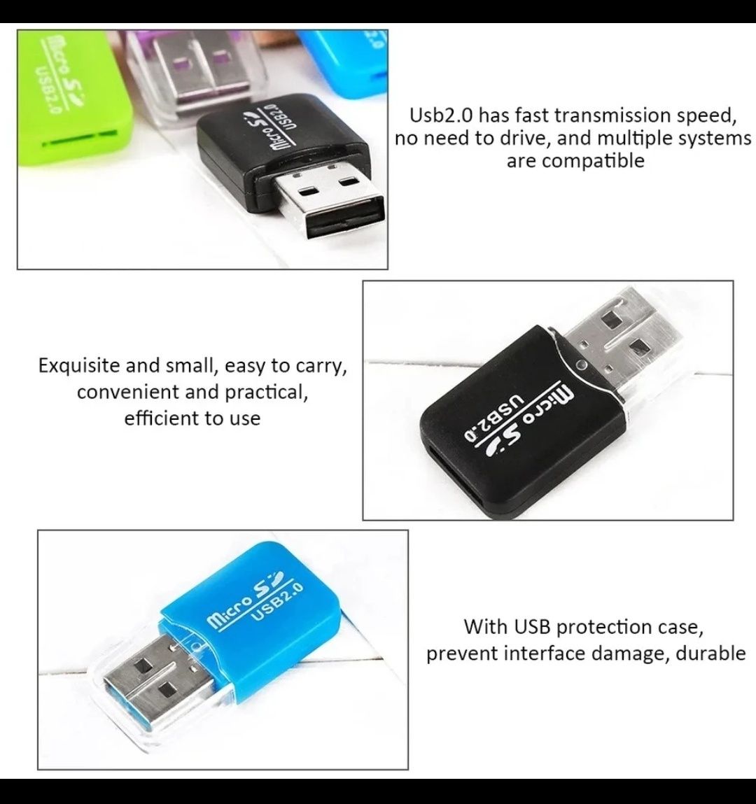 Четец за SD карта USB