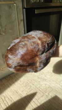 Оригинален Руски Калпак Дамски естествен къс косъм.