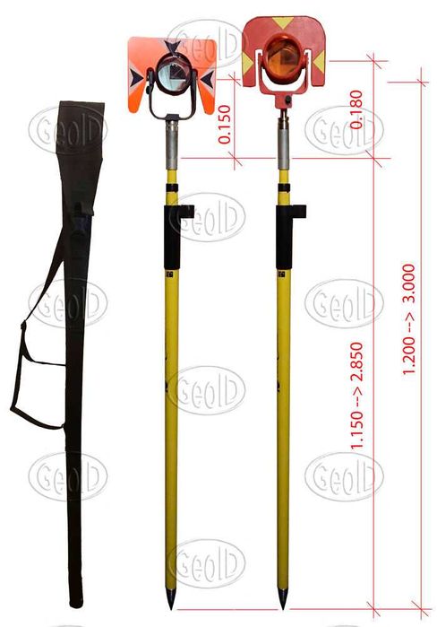 Веха с отражателем для геодезических измерений