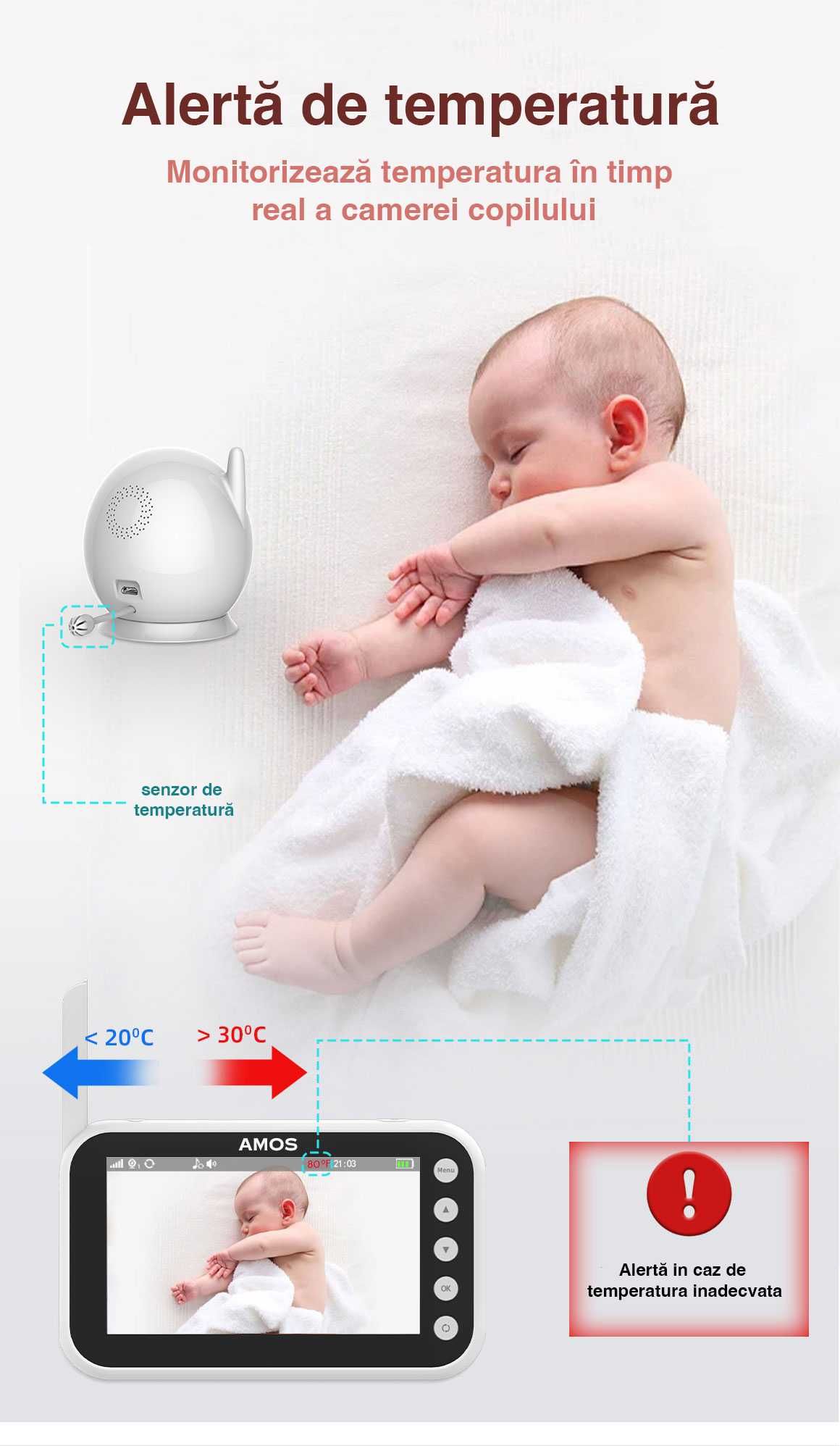 Vand Baby Monitor wireless 4,3 inch