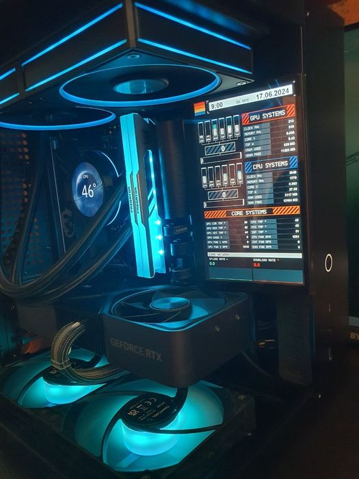 Корпус Jonsbo TK-1 с системой водяного охлаждения ID-cooling SL240