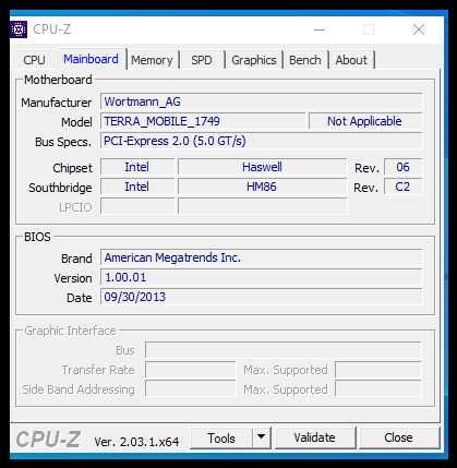 Лаптоп Terra Mobile 1749 17.3  Intel Core I3 -4000M 6gb ssd