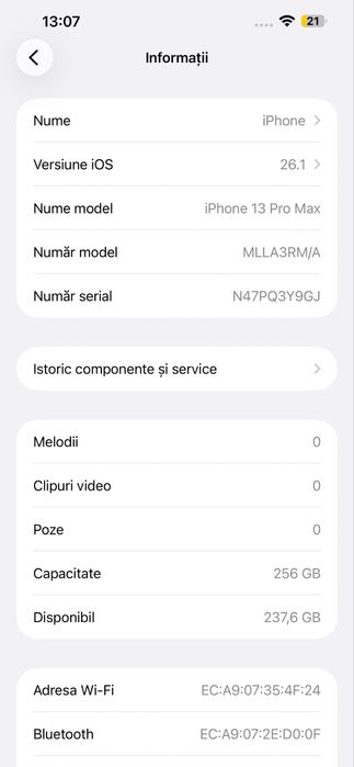 Placa de baza iphone 13 pro max 256gb