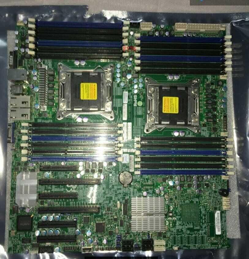 SuperMicro X9DRE-TF+ Motherboard Dual Socket R LGA2011 2x10G NIC