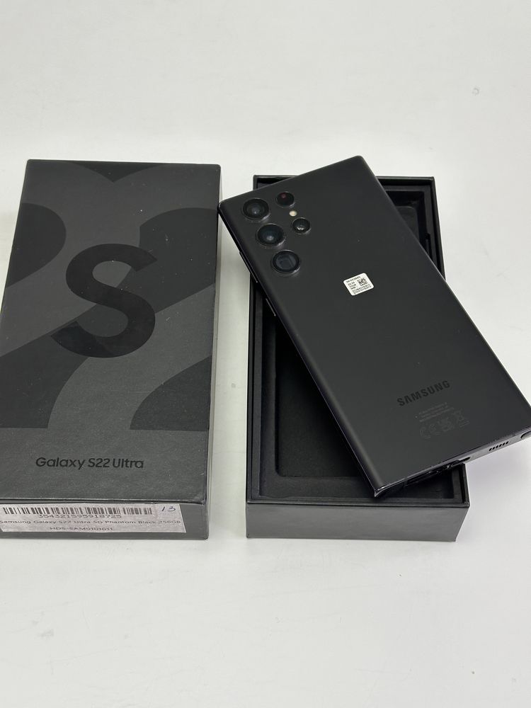 Samsung Galaxy S22 Ultra S908B Phantom Black 128Gb Excelent Duos