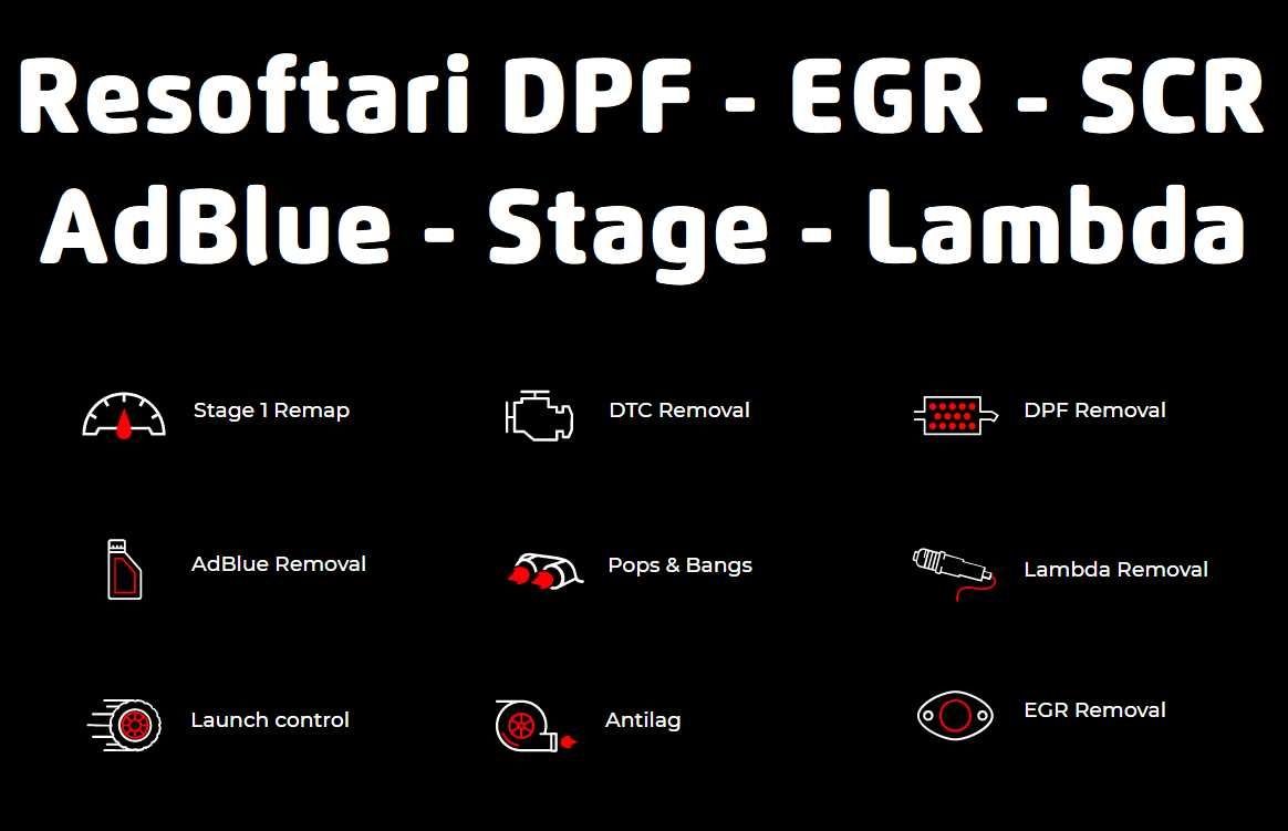 Chiptuning DPF EGR SCR AdBlue Nox Dtc Launch Immo off