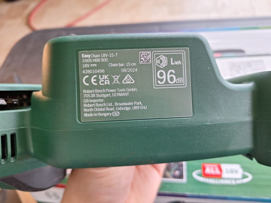 Mini drujba Bosch Easy Chain 18v-15-7