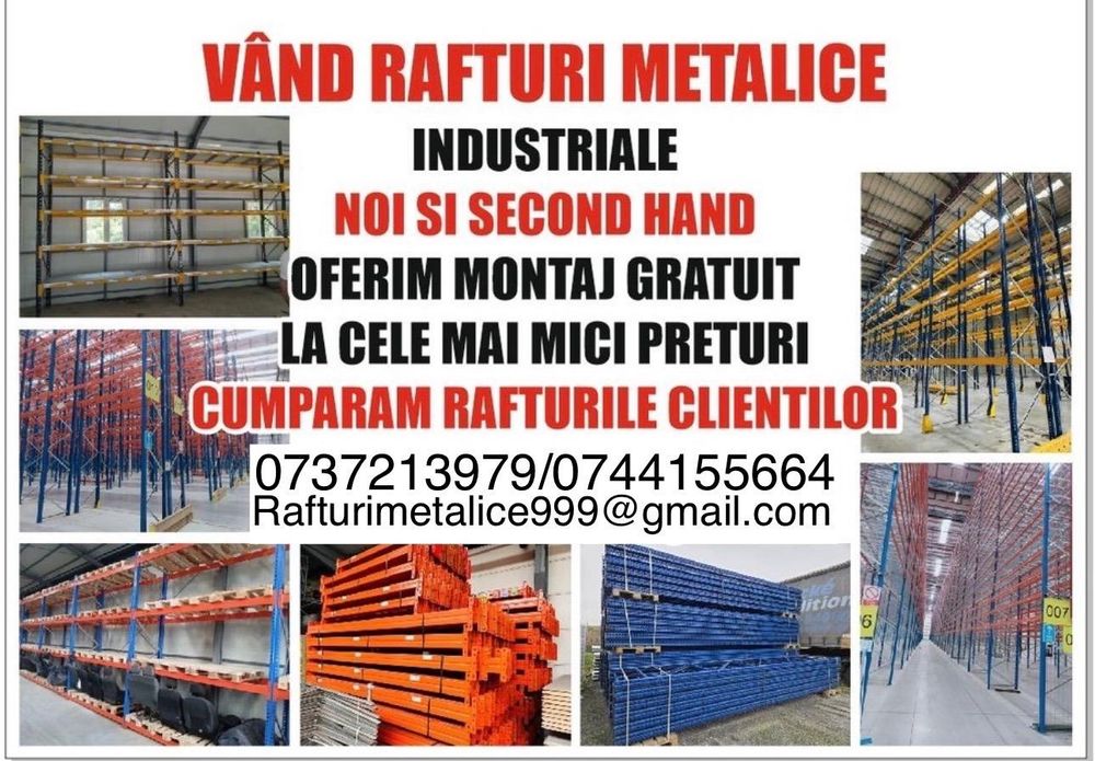 Rafturi metalice profesionale industriale reglabile de vânzare