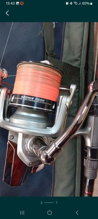 Set 5 lansete Mtx black edition, mulinete adonis 7000 si huse ca noi