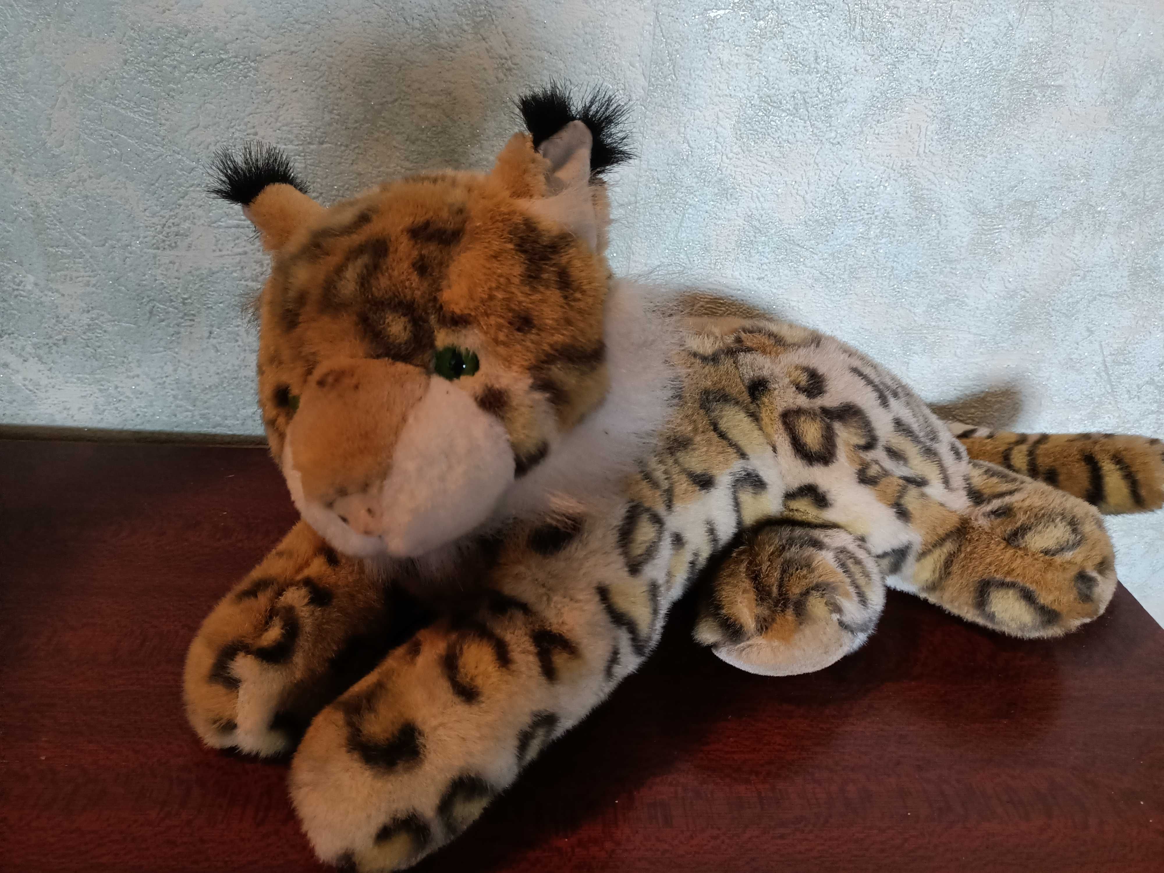 Мягкая игрушка "лежащий леопард"