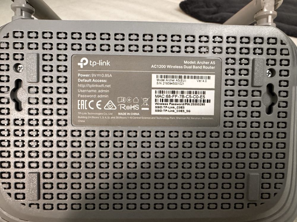 Router WIFI TP link 300-867 mbps