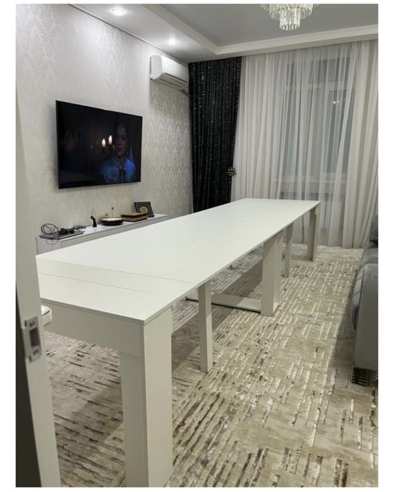 Аренда стол прямой и круглый