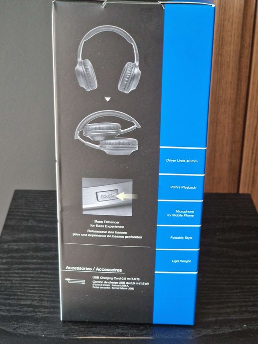 Нови Безжични слушалки с микрофон Panasonic - RB-HX220B, черни
