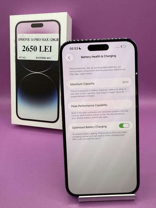 Iphone 14 Pro Max 128gb •Matei Amanet Crangasi•43714