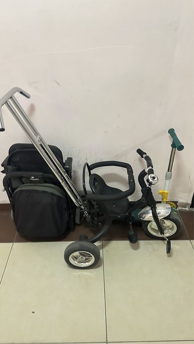 Продам коляску, велосипед и самокат