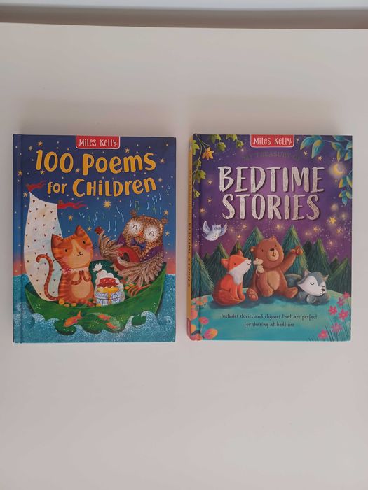 Лот на английски език: 100 poems for children, Bedtime stories.