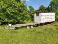 Platforma auto HUMBAUR si pavilion apicol