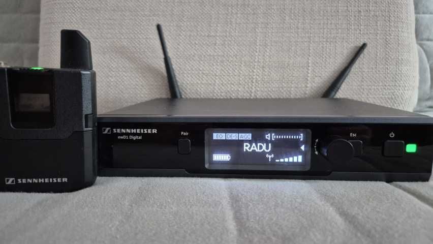 Sistem wireless Seinnheiser ew D1 digital pentru instrument