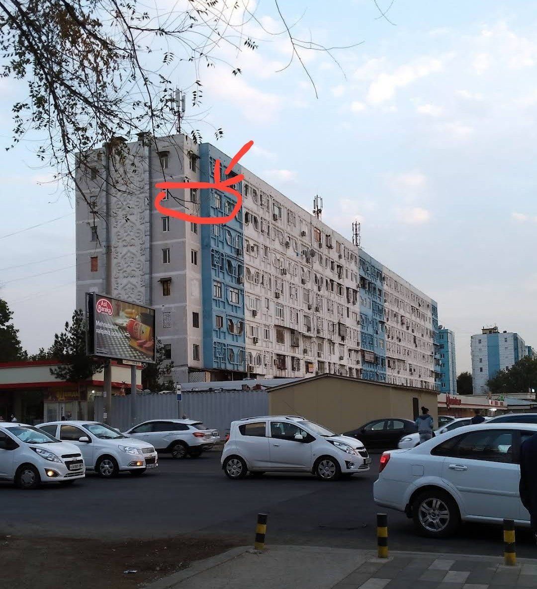 Продаётся 2-комнатная квартира, 8/9, метро Туркистон.   БТК