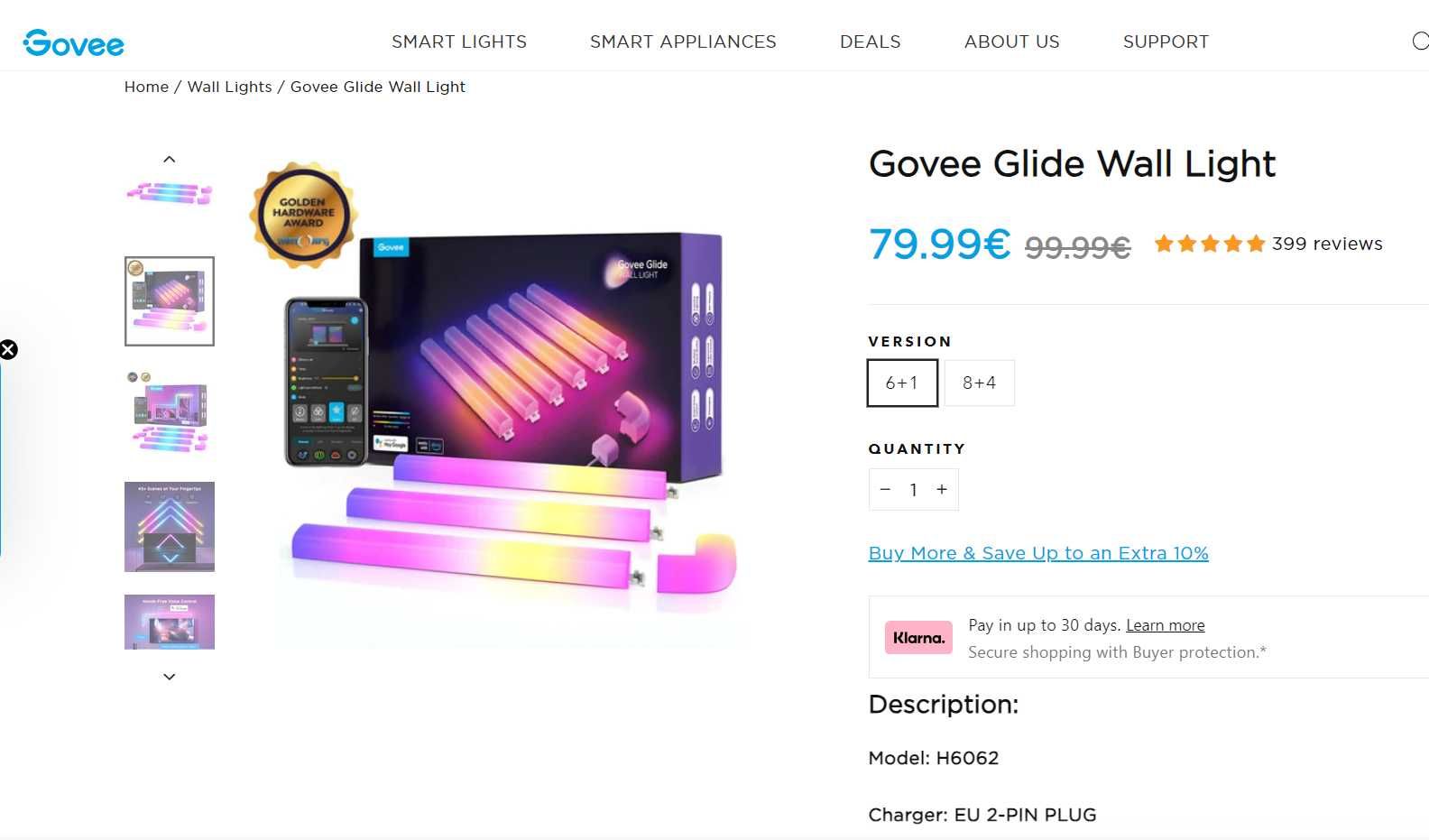 Govee Glide Wall Light