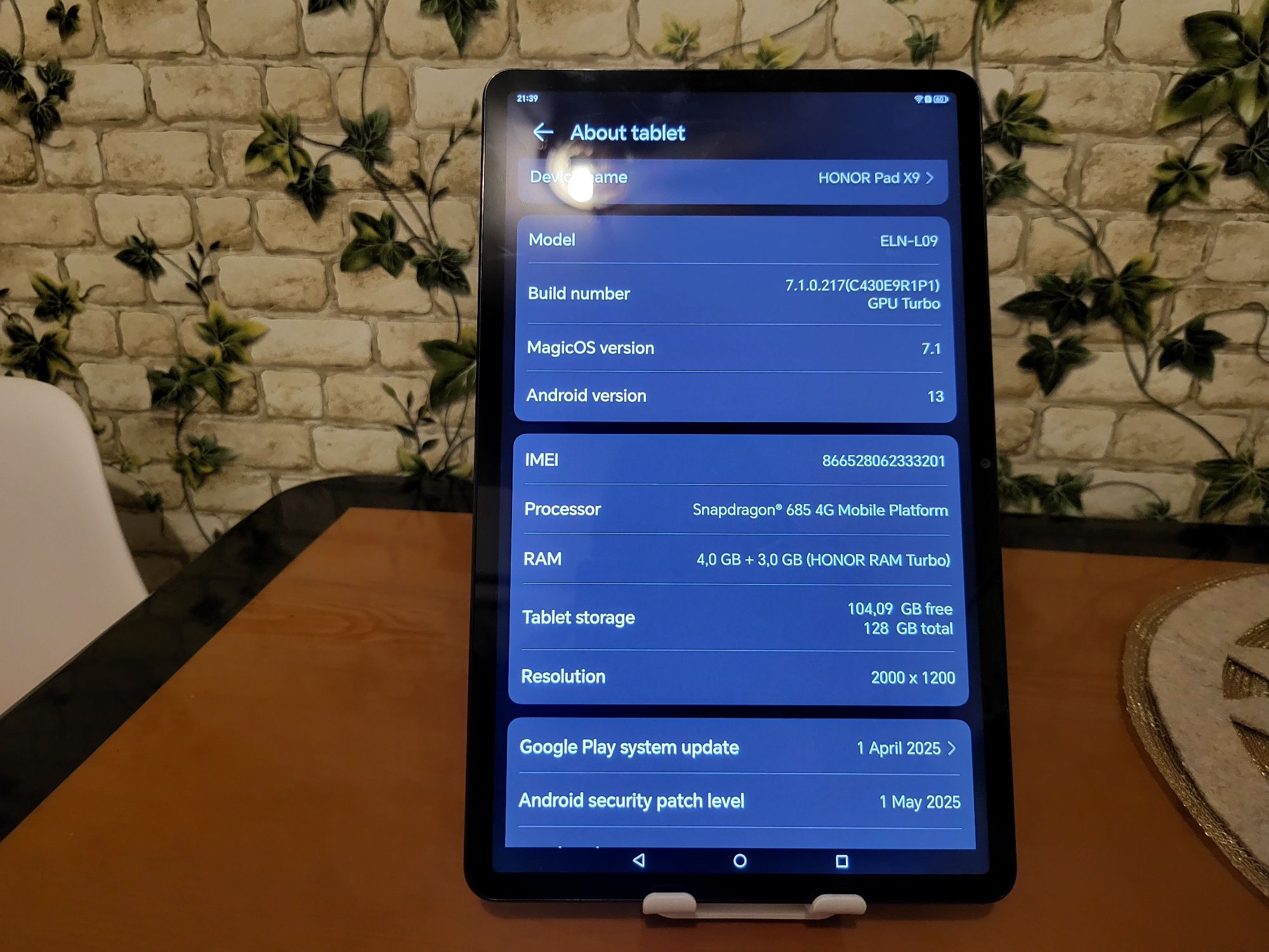 Tableta Honor Pad X9