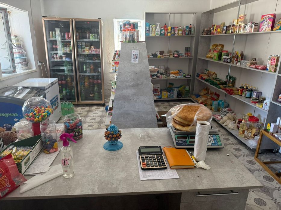 Магазиннин полкасы Холадилник