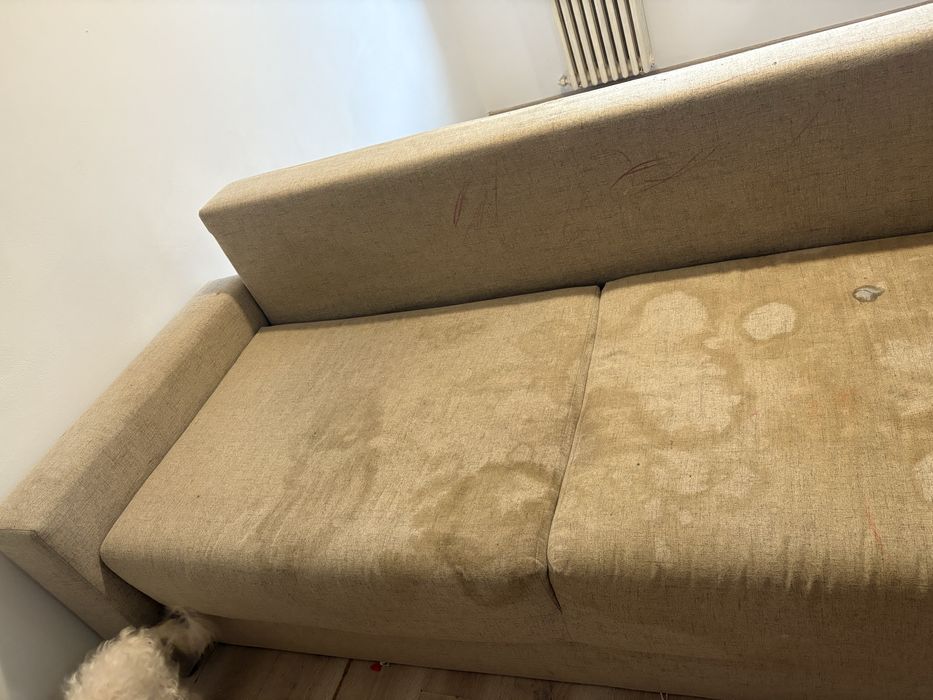 Canapea 2 persoane crem