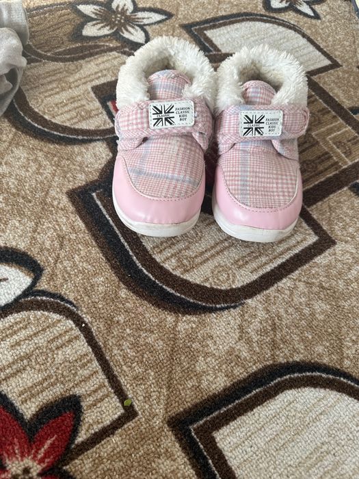 Обувь розовый зимний для девочек