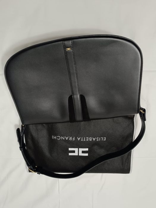 Elisabetta Franchi geanta neagra de umar