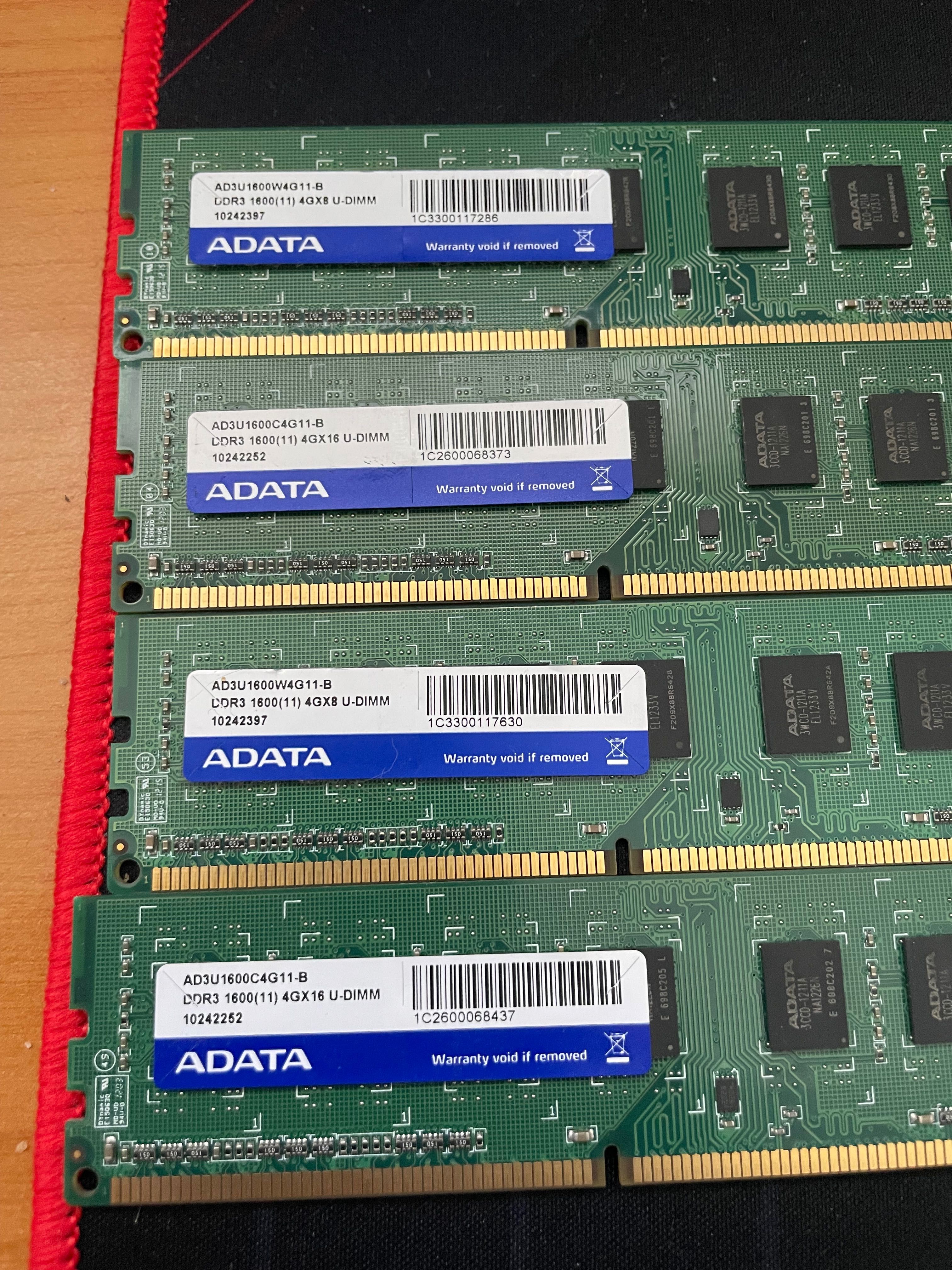 Ddr 3 ADATA 4x4gb