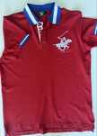 Тениска с яка и копчета Beverly Hills Polo Club  Red