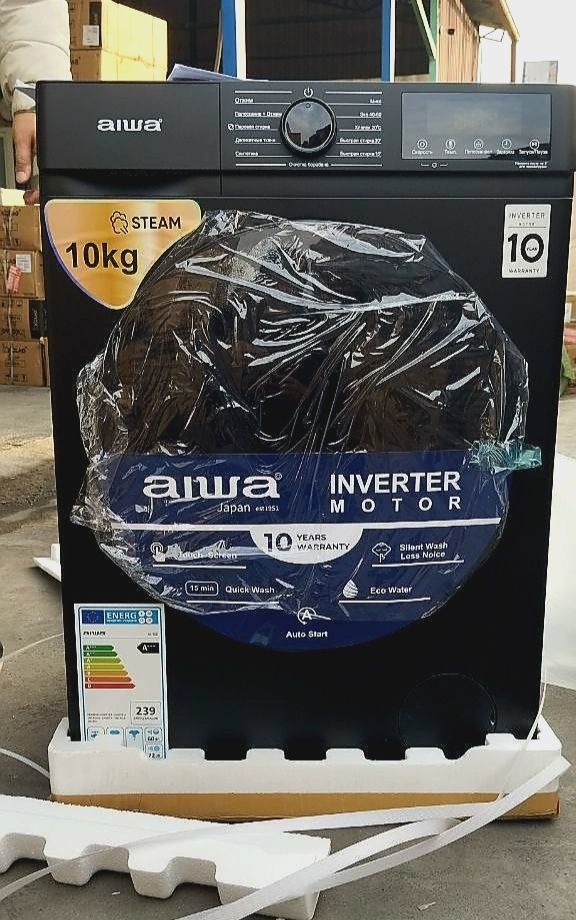Стиральные машины Aiwa 10kg автомат,инвертор BLDC матор,пар