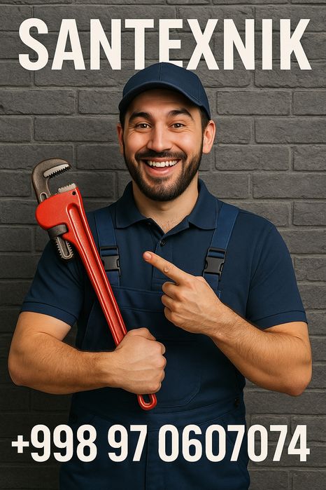 Santexnika xizmati Ariston ichini xlordan tozalash suv  montaj