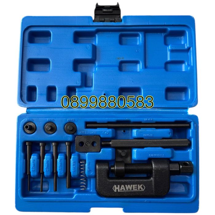 Комплект за разнитване и занитване на вериги HAWEK , HW-1103
