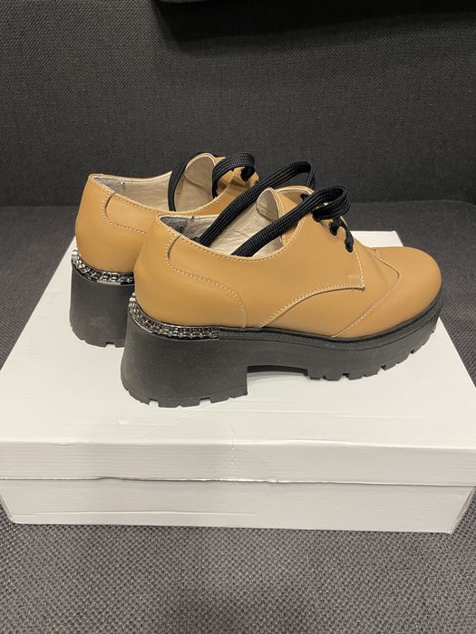 Pantofi dama Oxford casual - noi