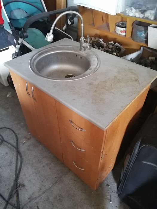 Мойка с тумбой, б у.