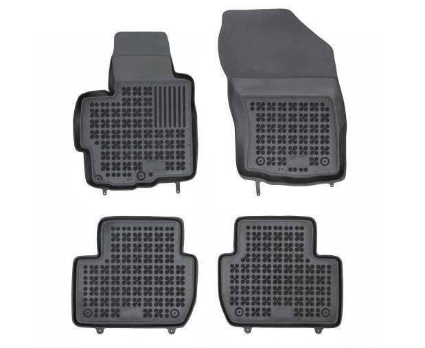 Set covorase auto din cauciuc Mitsubishi Outlander, 2007-2015, Citroen C-Crosser 2007-, Peugeot 4007, 03.2007-, presuri tip tavita marca Rezaw Plast